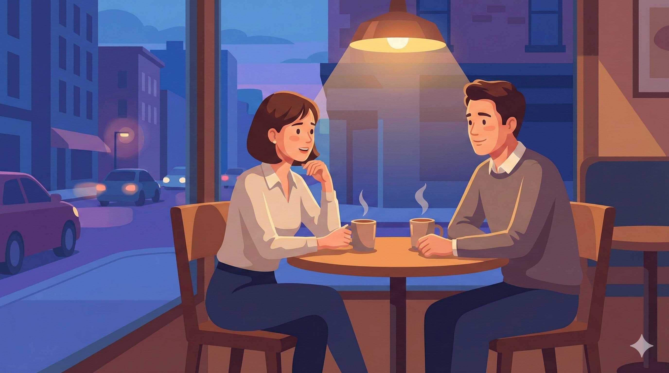 커피 한 잔 위에 올려진 솔직한 마음