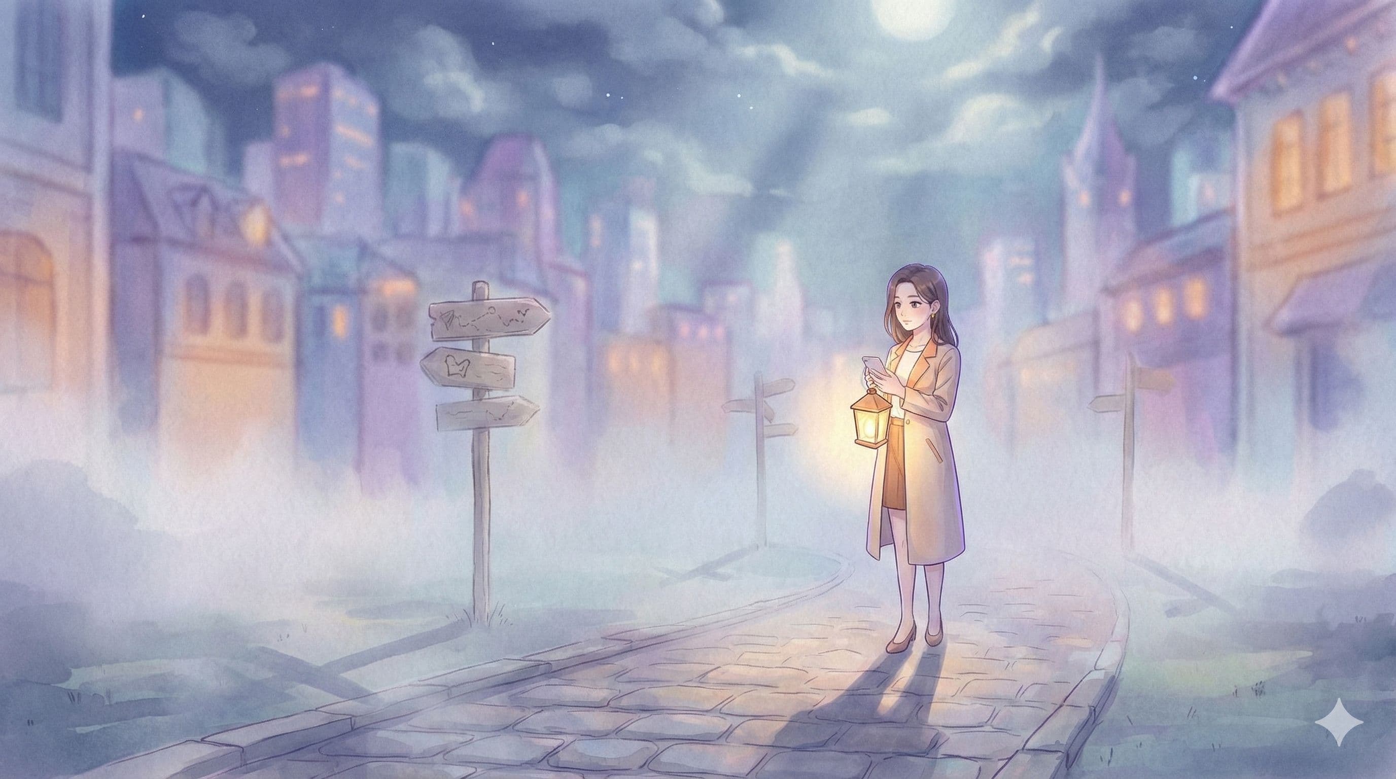 달의 안개: 불안이 길을 가리는 방식