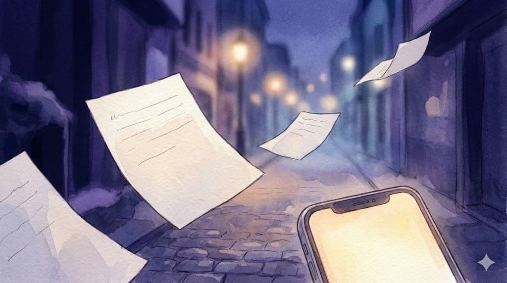 말 사이의 빈칸