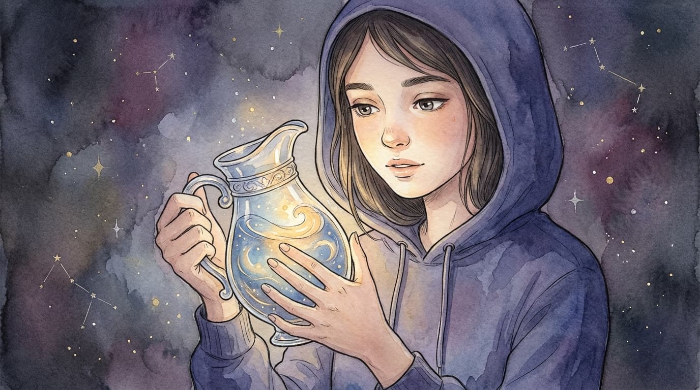 물병을 기울이다