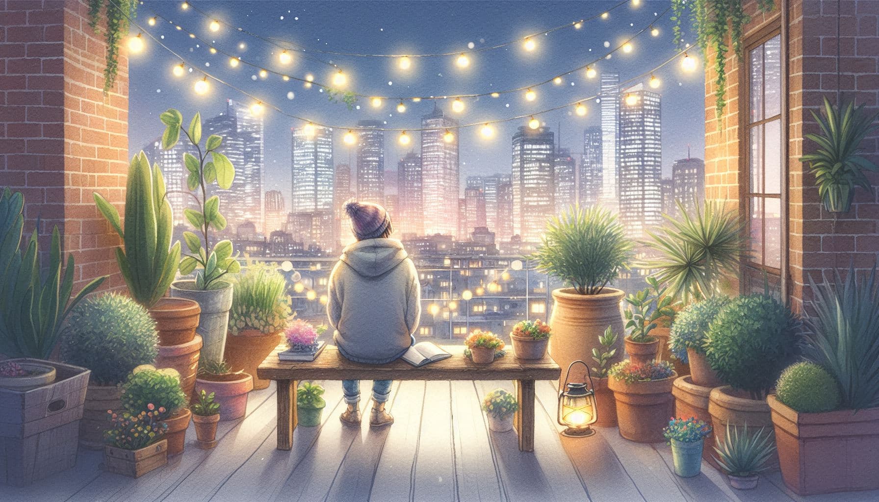 옥상 정원, 혼자와 둘 사이